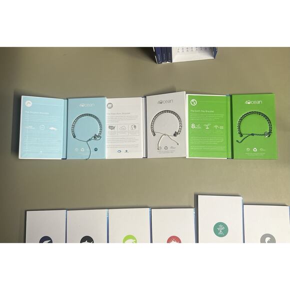 4 Ocean Bracelet Set “The Clean Ocean Collection Vol 1” 12 Bracelets 2017 - Picture 6 of 10